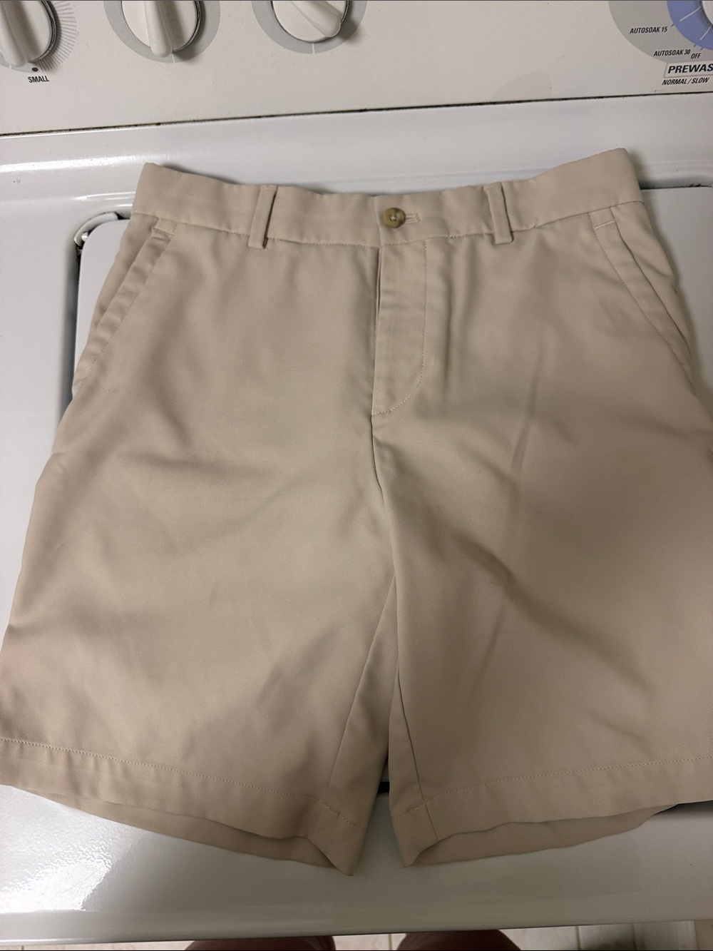 Peter Millar khaki Flat-Front Boys Shorts